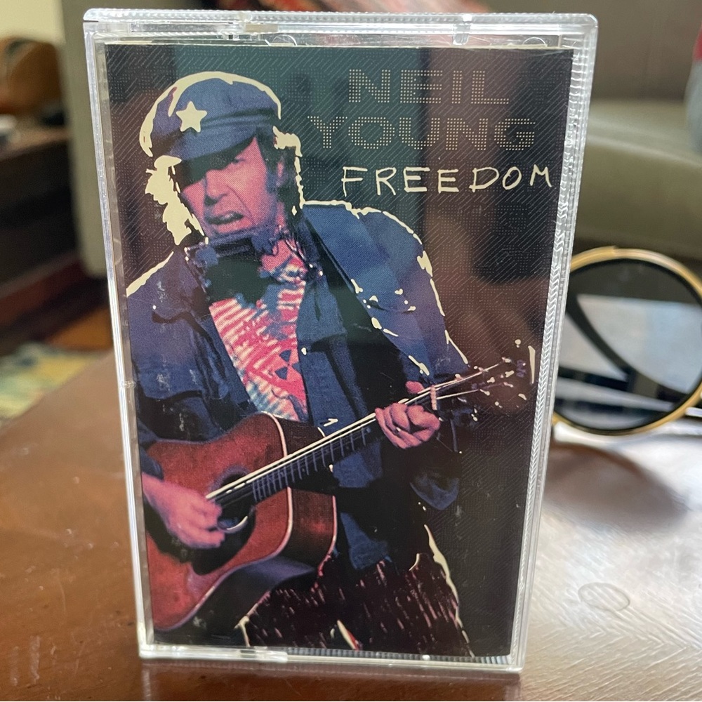 Vintage Neil Young Freedom 1989 Reprise Records Cassette Tape
